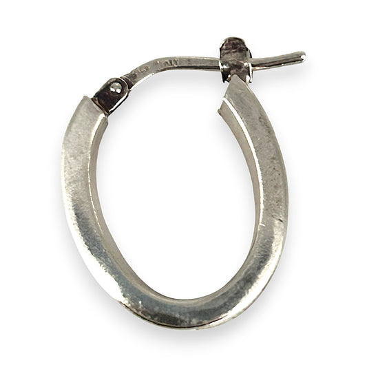 SILVER DEAL | Sterling Silver Rugged Luna Loops Hoop Earrings