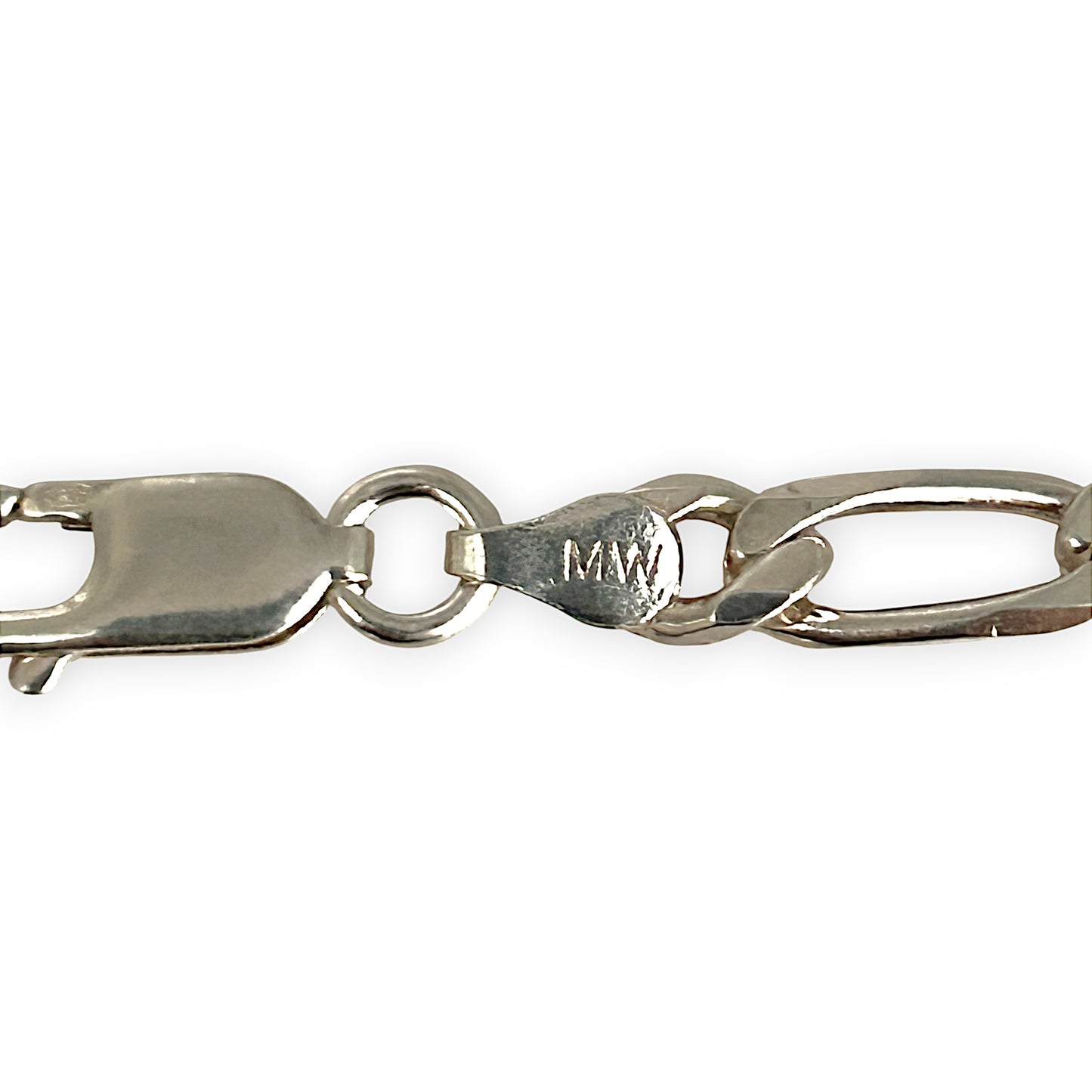 SILVER DEAL | NZ Sterling Silver 3-1 Figaro Chain Length 60cm