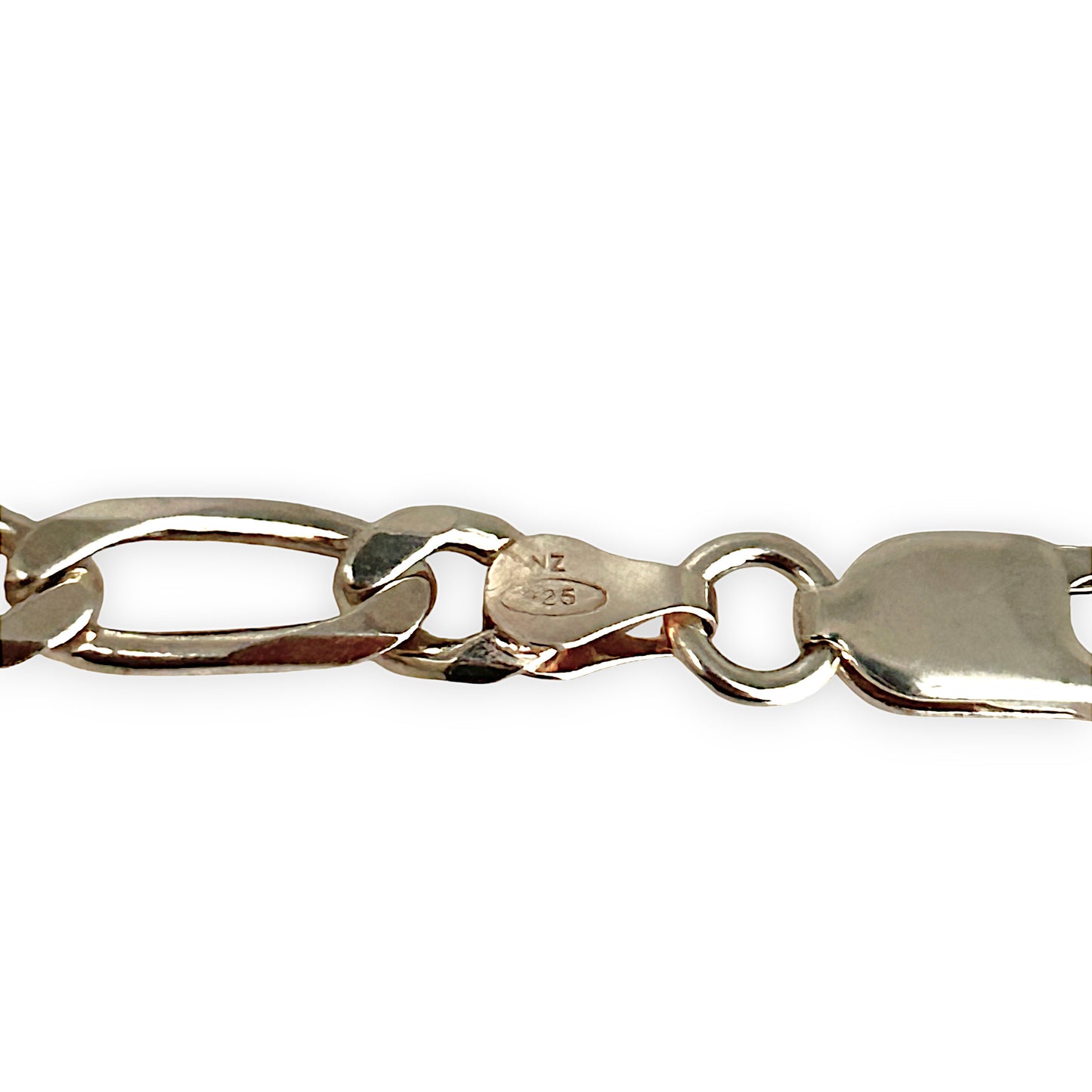 SILVER DEAL | NZ Sterling Silver 3-1 Figaro Chain Length 60cm