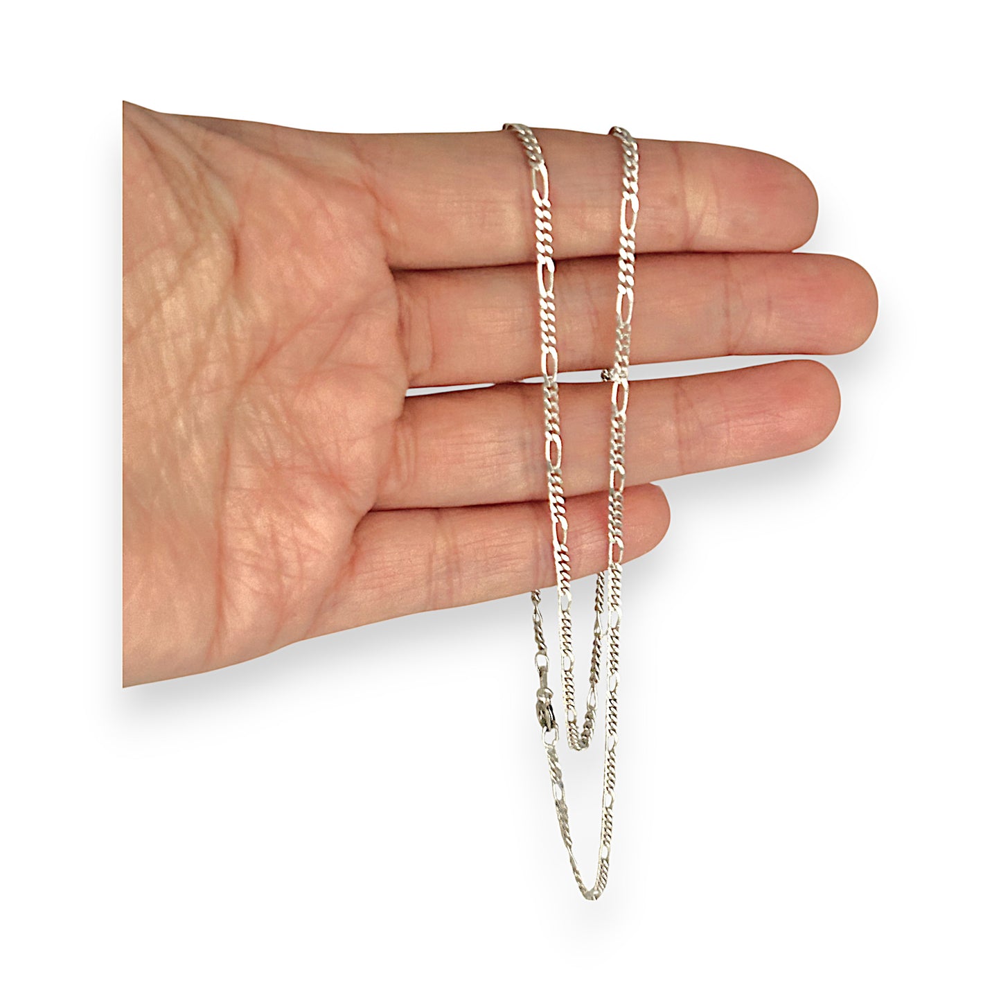SILVER DEAL | Sterling Silver 5 - 1 Figaro Chain