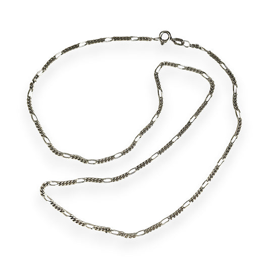 SILVER DEAL | Sterling Silver 5 - 1 Figaro Chain