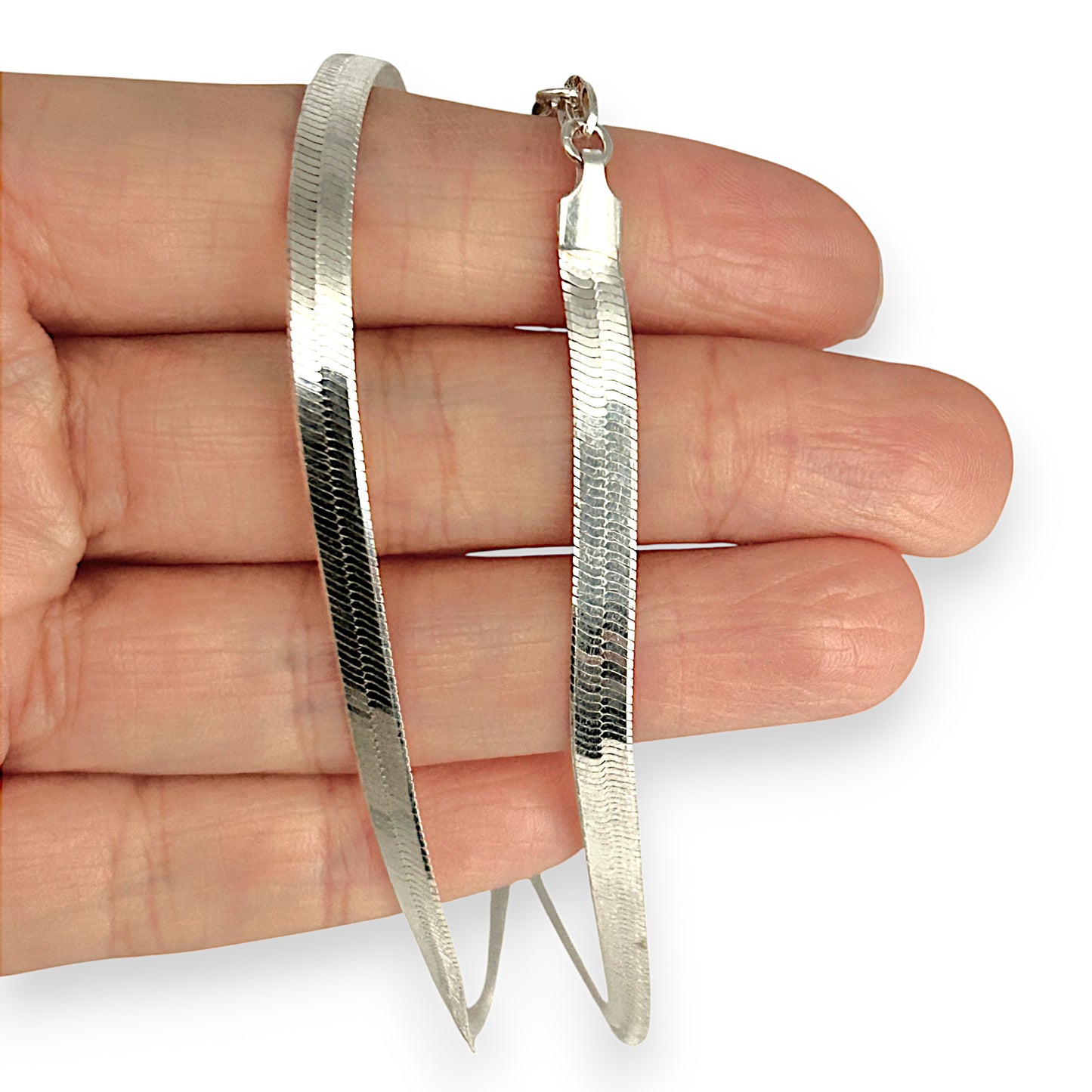 SILVER DEAL | Sterling Silver Snake Chain Length 40cm - 45cm