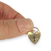 GOLD DEAL | 9K Gold Vintage Heart Padlock