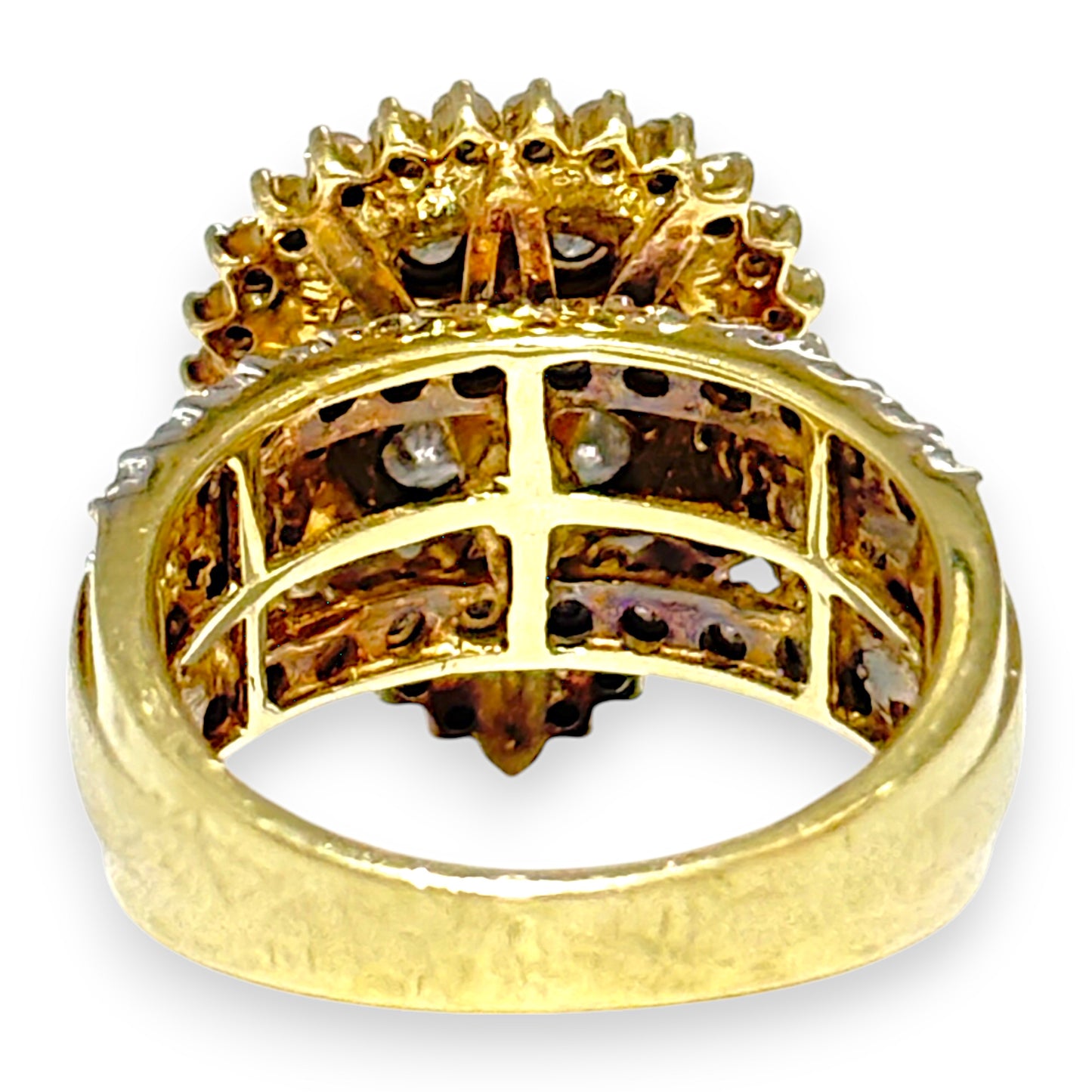GOLD DEAL | 9ct Gold Engagement Wedding Eternity 1ct Diamond Ring Valuation $4,350