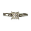 GOLD DEAL | 9ct White Gold Double Bezel Diamond Ring Valuation $950