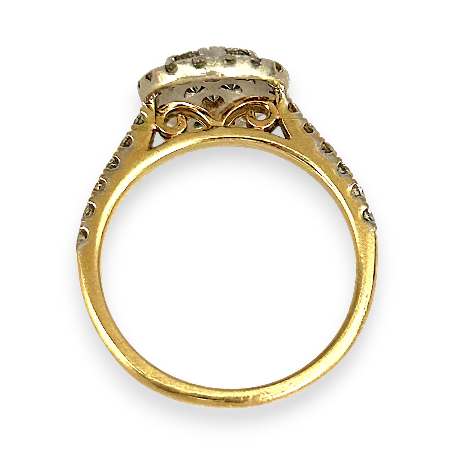 GOLD DEAL | FLASH SALE 9ct (9K) Gold Teardrop Elegance Diamond Ring TDW 0.85ct Valuation $3,600
