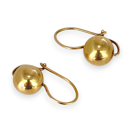 GOLD DEAL | 9ct Gold 8.8mm Ball Drop Earrings