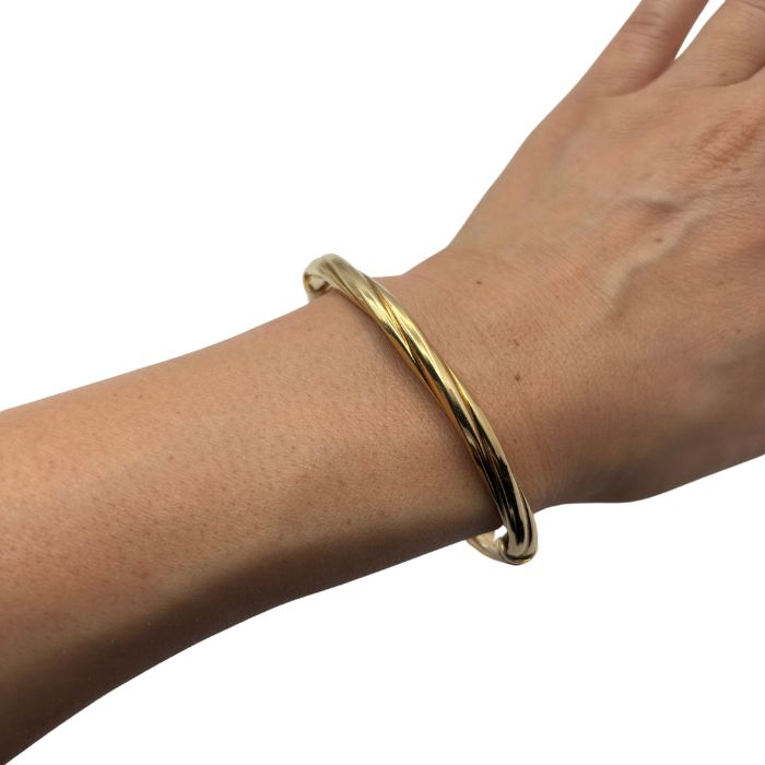 Gold Rope Bangle