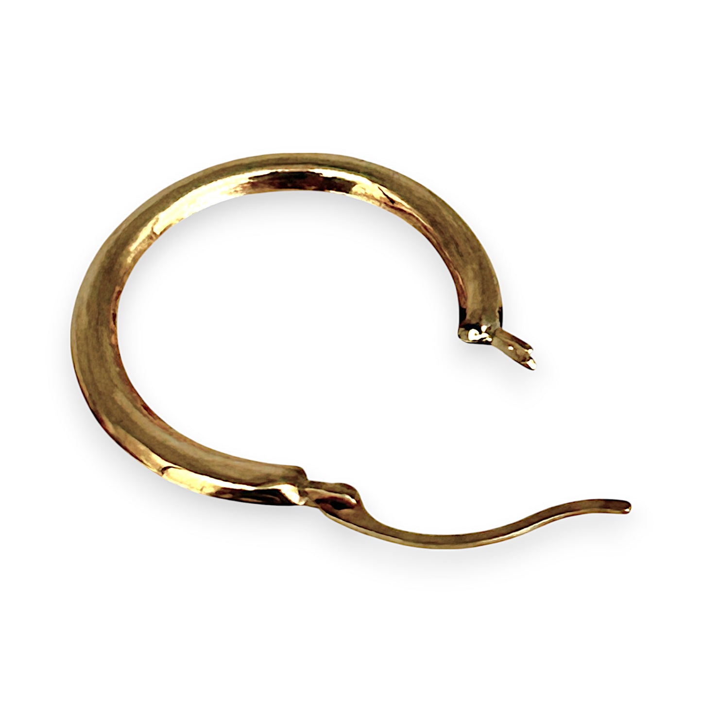GOLD DEAL | 9K Gold Cushion Rounds Hoop Earrings