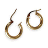 GOLD DEAL | 9K Gold Halo Hoop Earrings