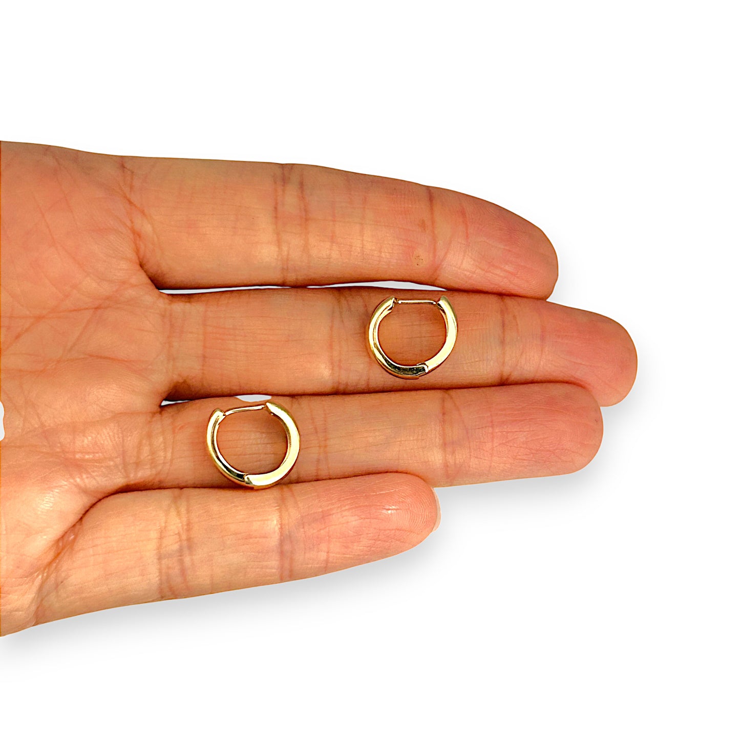 GOLD DEAL | 9K Gold Essential Huggie Hoop Earrings. 11.8mm