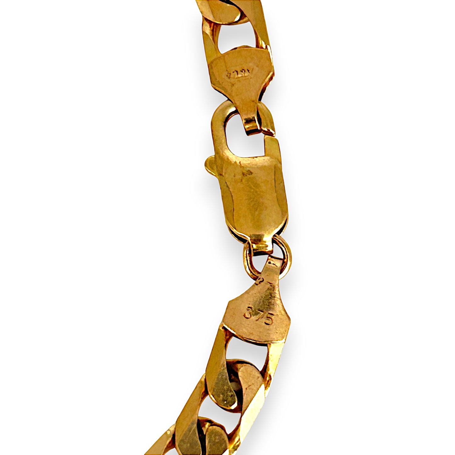 GOLD DEAL | 9ct (9K) Gold Refined Edge Curb Bracelet Length 20cm