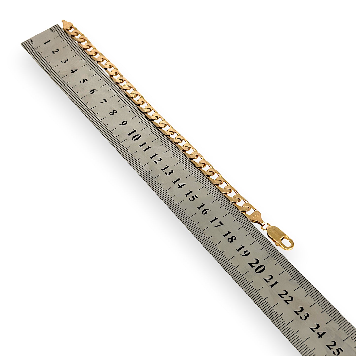 GOLD DEAL | 9ct (9K) Gold Refined Edge Curb Bracelet Length 20cm