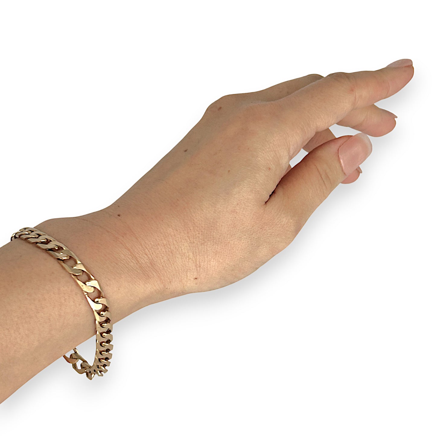 GOLD DEAL | 9ct (9K) Gold Refined Edge Curb Bracelet Length 20cm