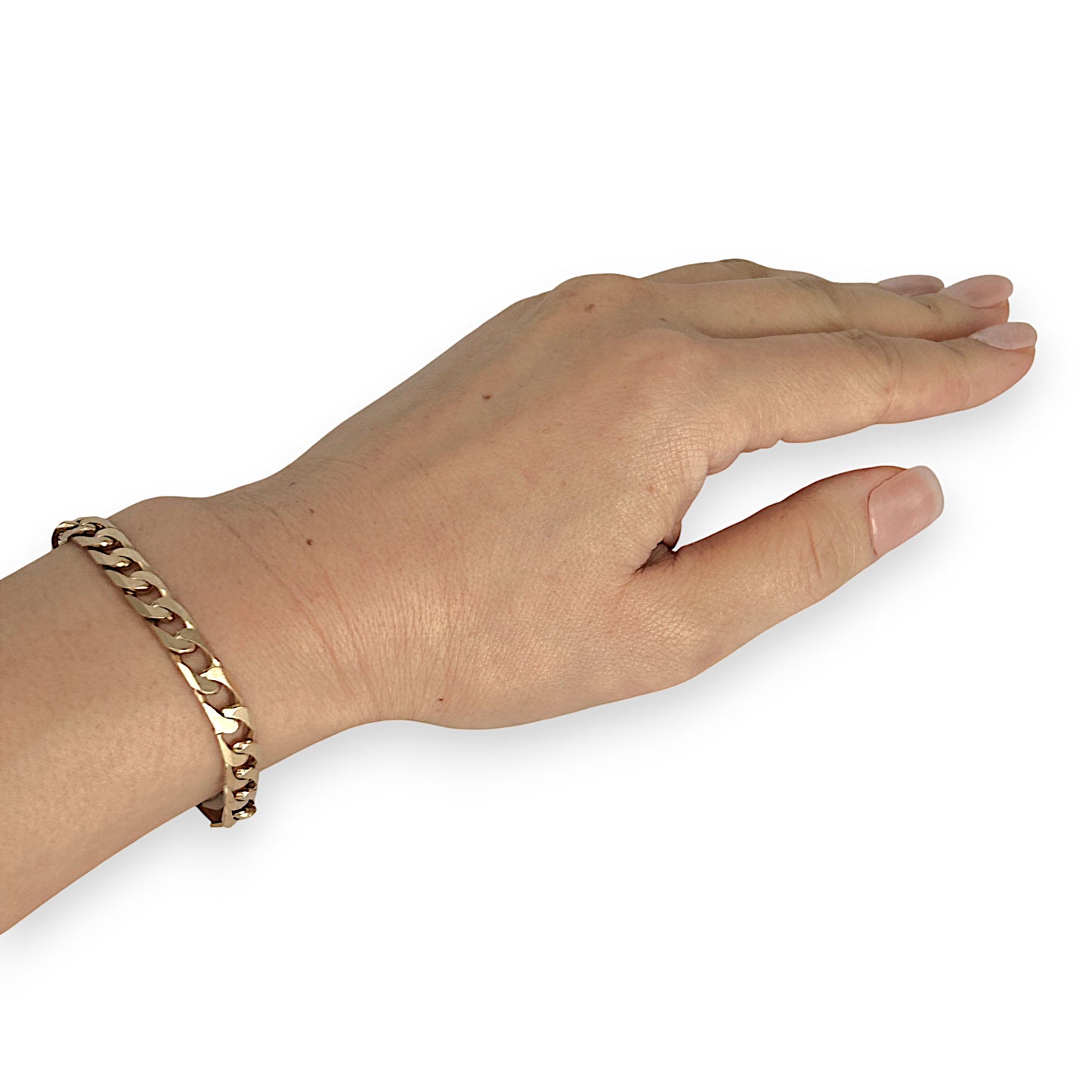 GOLD DEAL | 9ct (9K) Gold Refined Edge Curb Bracelet Length 20cm