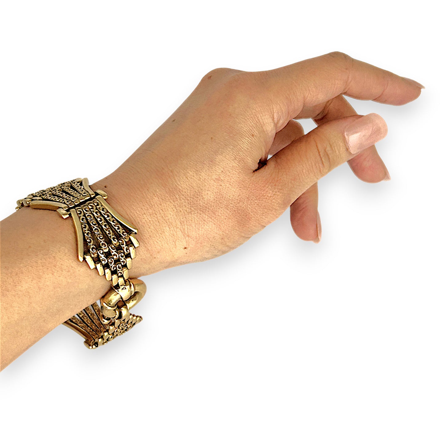 GOLD DEAL | FLASH SALE 9ct Gold Bar Gate Bracelet 51.63g Valuation $9,550