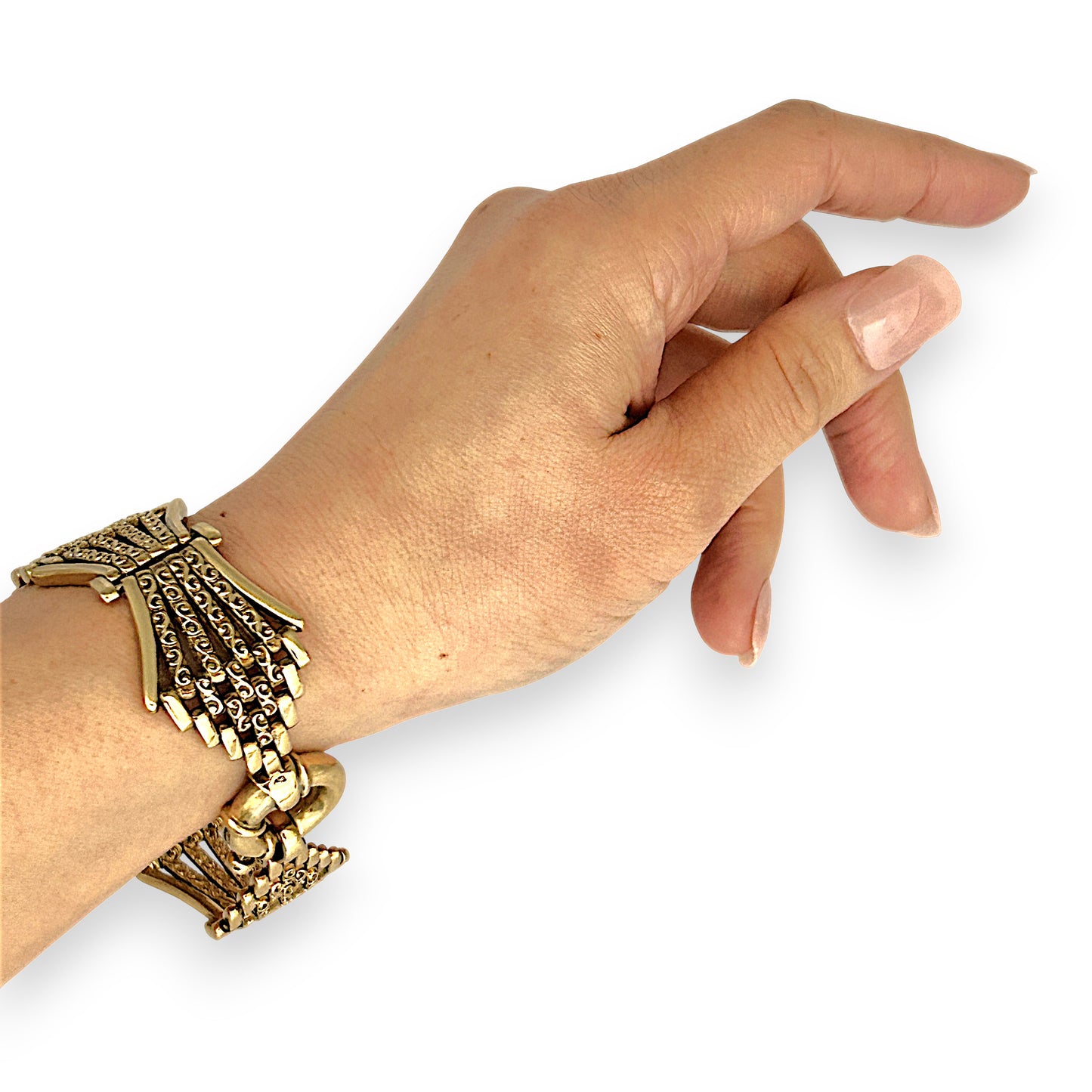 GOLD DEAL | FLASH SALE 9ct Gold Bar Gate Bracelet 51.63g Valuation $9,550