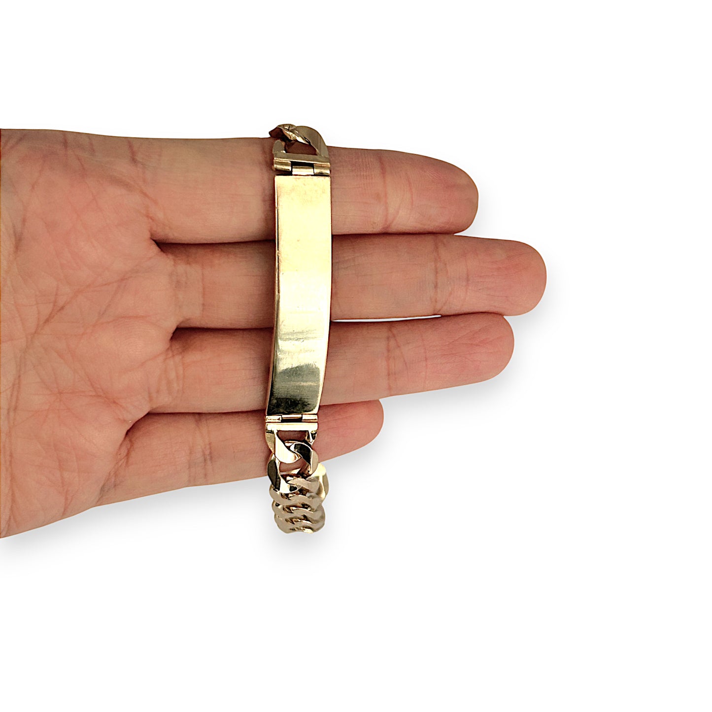 GOLD DEAL | 9K Gold ID Curb Bracelet Length 23cm Valuation $7,300