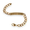 GOLD DEAL | 9K Gold ID Curb Bracelet Length 23cm Valuation $7,300