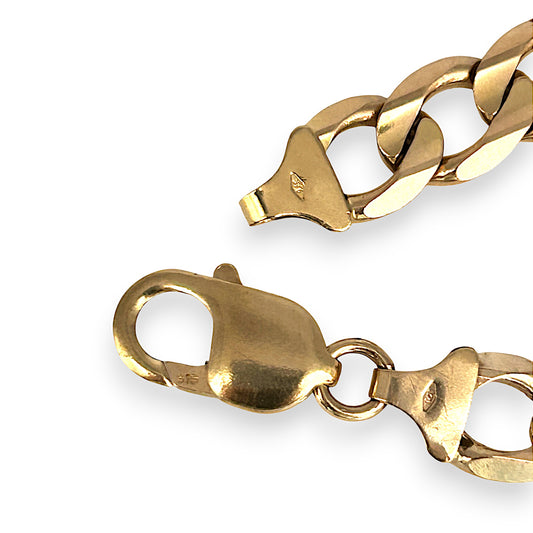GOLD DEAL | 9K Gold ID Curb Bracelet Length 23cm Valuation $7,300