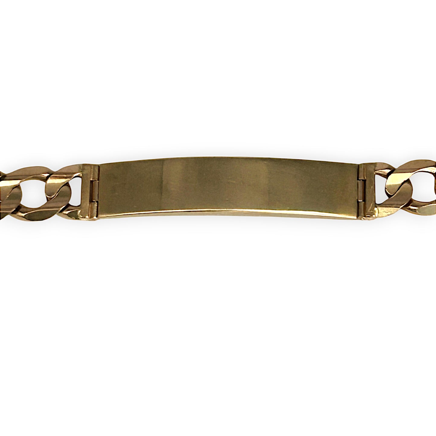 GOLD DEAL | 9K Gold ID Curb Bracelet Length 23cm Valuation $7,300