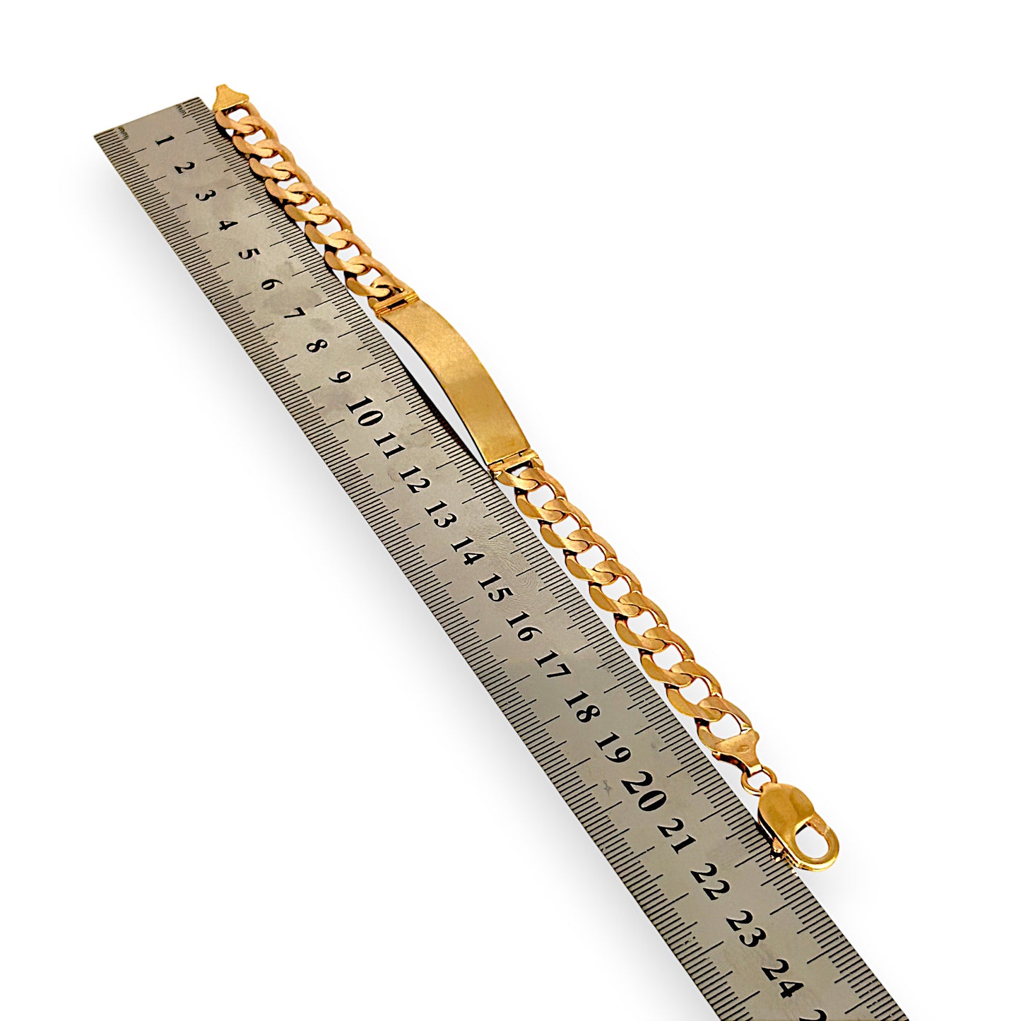 GOLD DEAL | 9K Gold ID Curb Bracelet Length 23cm Valuation $7,300