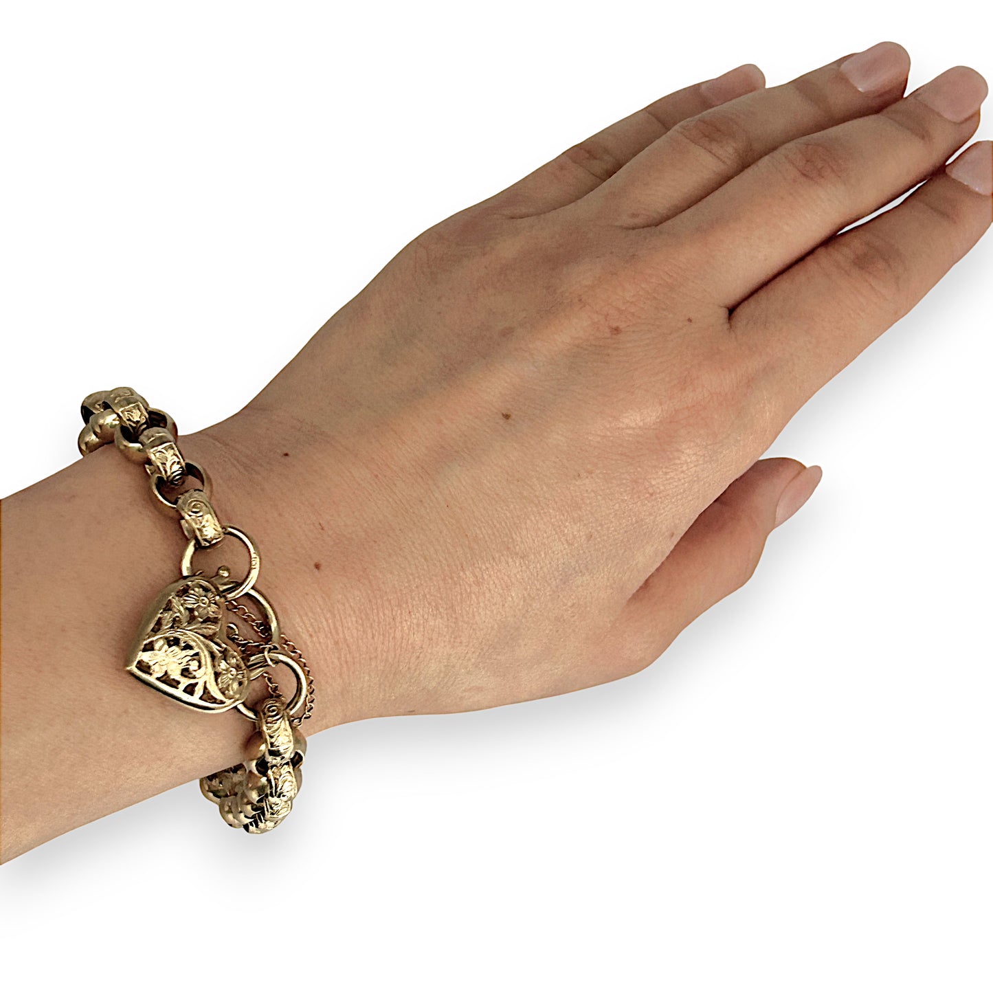 GOLD DEAL | FLASH SALE 9ct (9K) Gold Vintage Estate Day & Night Belcher Bracelet 21cm Valuation $5,900