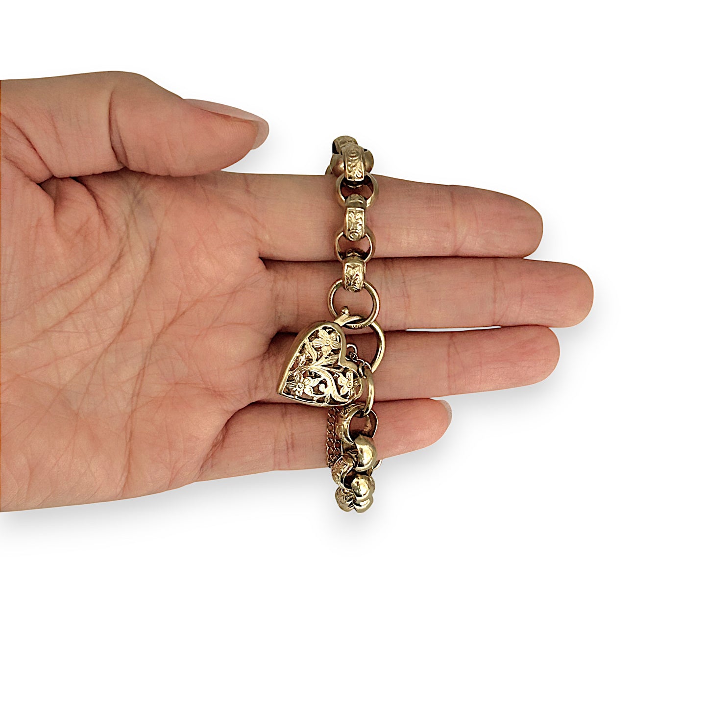 GOLD DEAL | FLASH SALE 9ct (9K) Gold Vintage Estate Day & Night Belcher Bracelet 21cm Valuation $5,900