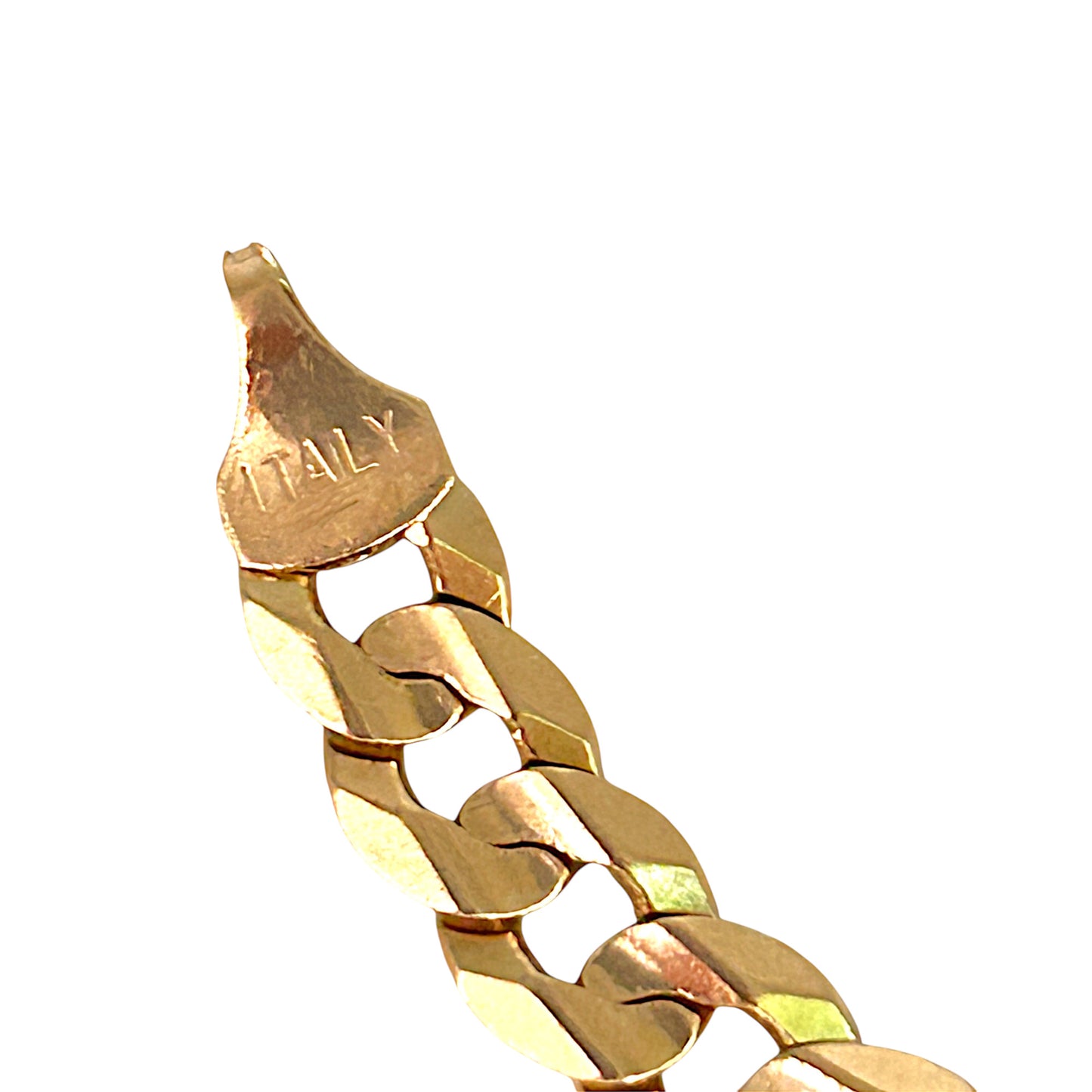 GOLD DEAL | 9ct (9K) Gold Urban Edge Round Curb Bracelet Length 22cm
