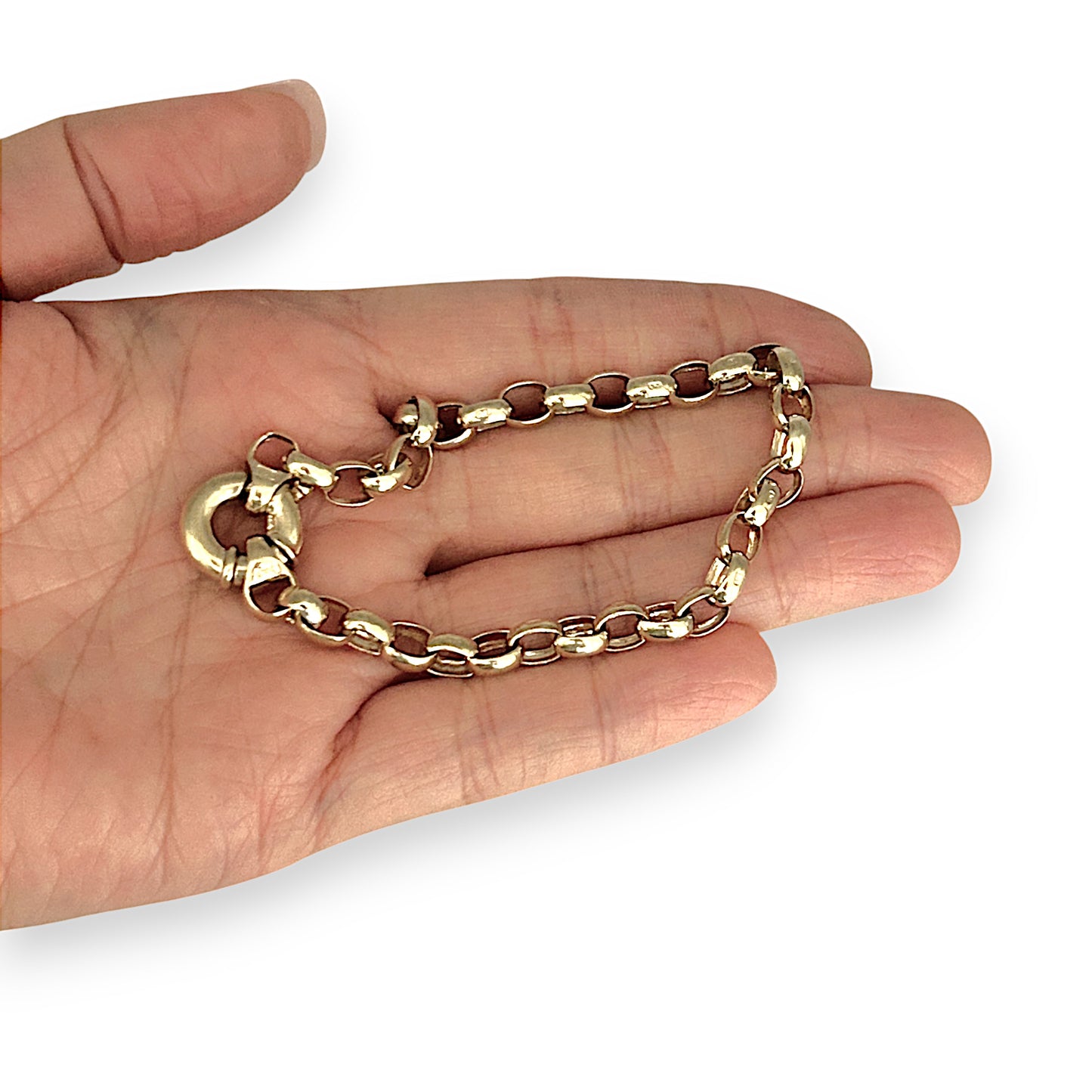 GOLD DEAL | 9K Gold Timeless Classic Belcher Bracelet Length 19cm Valuation $2,600