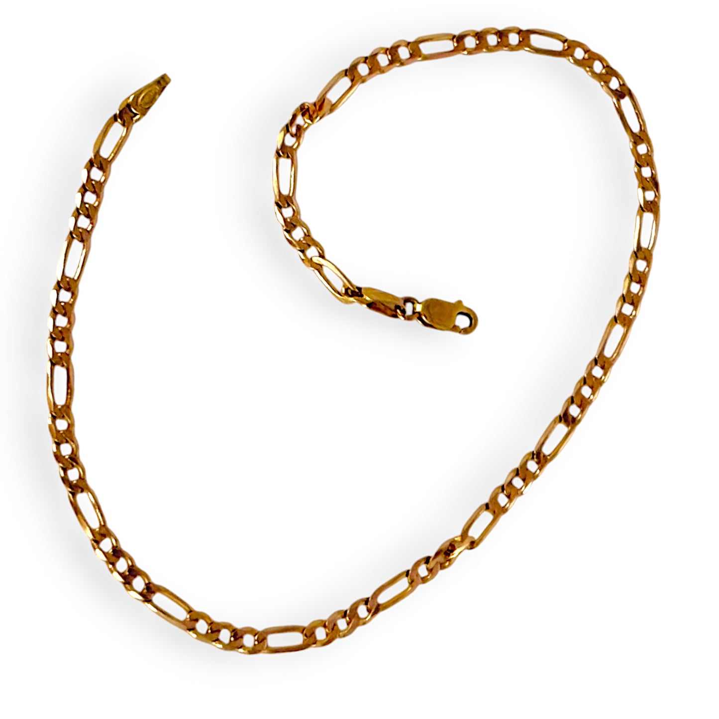 GOLD DEAL | 9ct Gold Unoaerre Figaro Bracelet Length 25cm