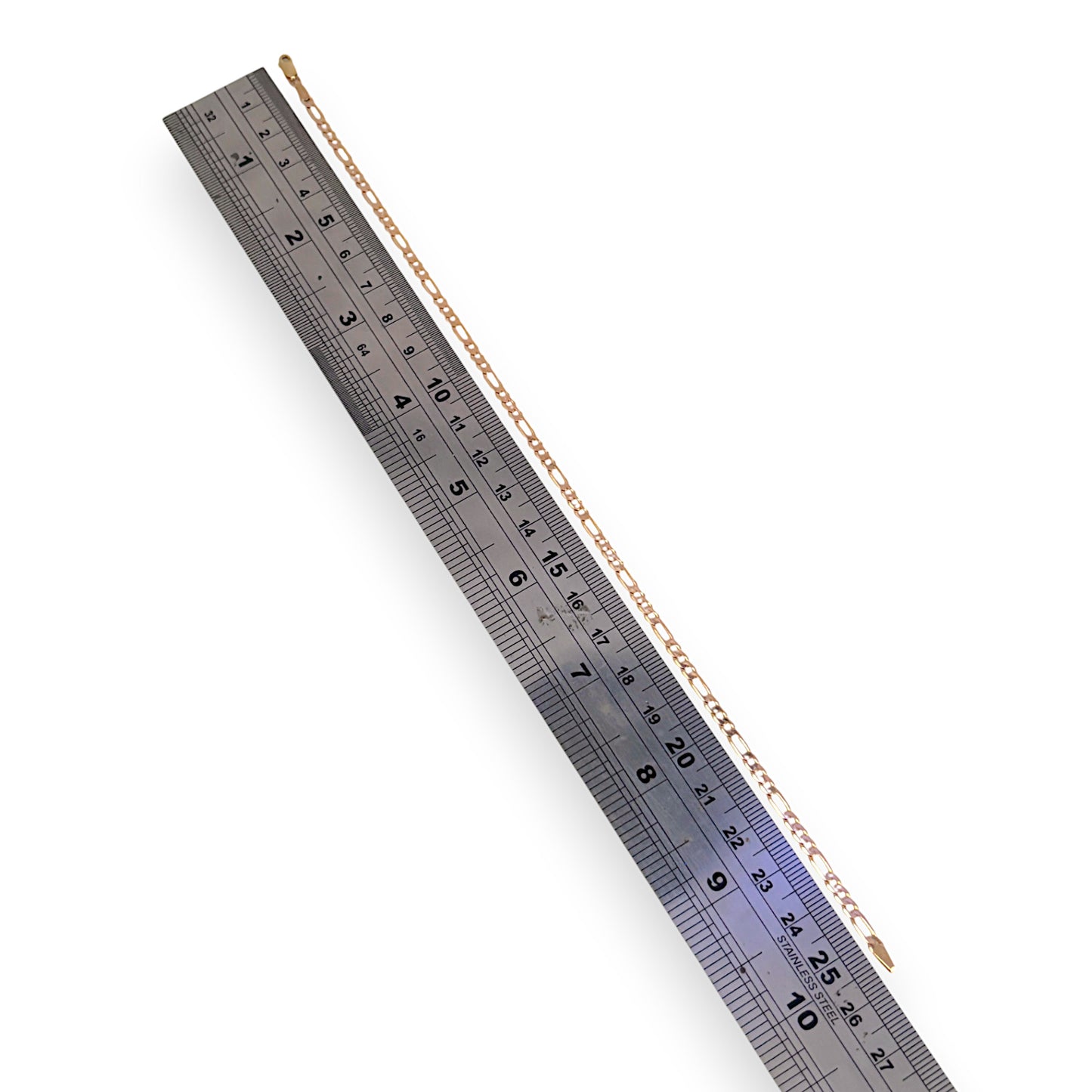 GOLD DEAL | 9ct Gold Unoaerre Figaro Bracelet Length 25cm
