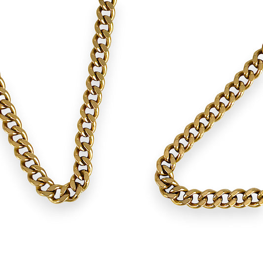 XMAS DEAL | 18kt Gold 49cm Sleek & Radiant Chain Refurbished