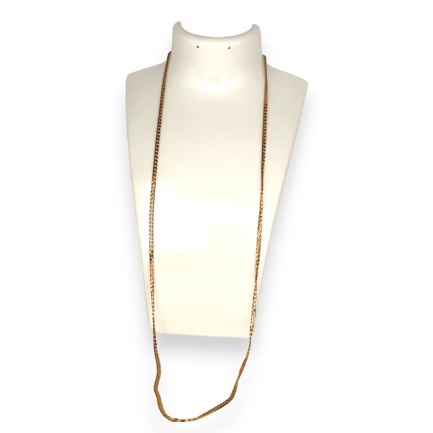 GOLD DEAL | 9ct (9K) Gold Refurbished 70cm Sleek Link Curb Chain