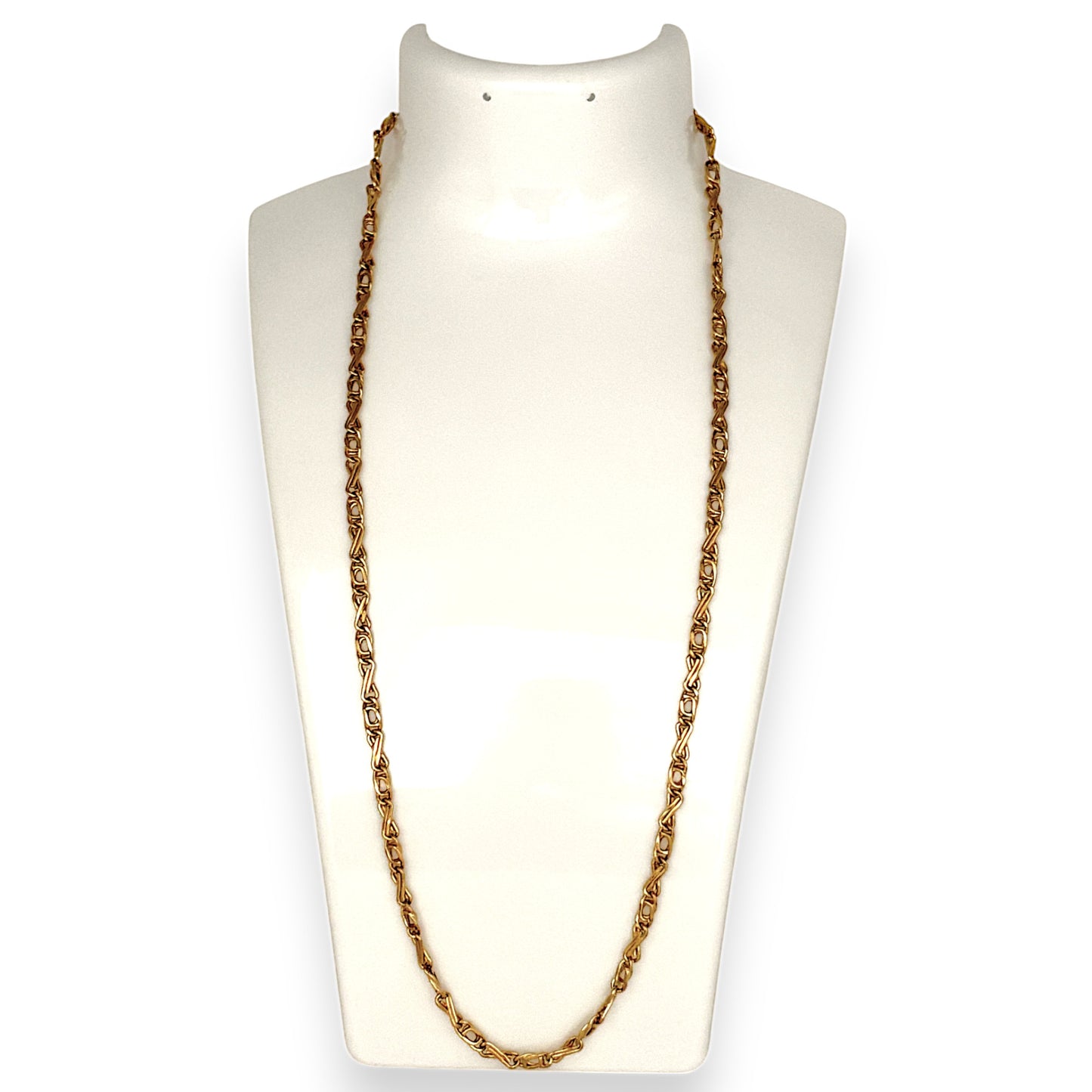 GOLD DEAL | 18ct (18K) Gold 50cm Infinity Twist Link Chain