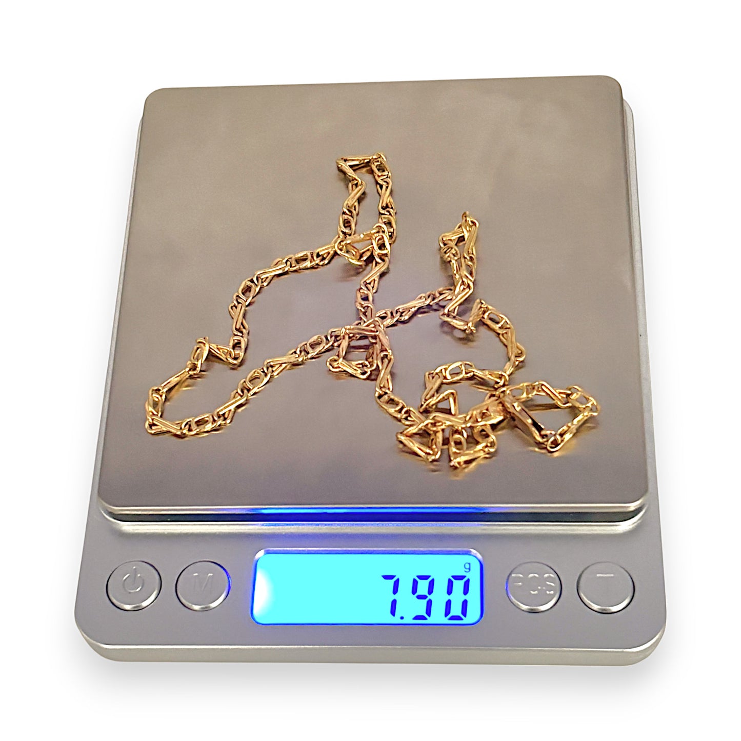 GOLD DEAL | 18ct (18K) Gold 50cm Infinity Twist Link Chain