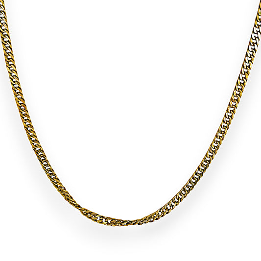 GOLD DEAL | 18ct (18K) Gold 51cm Golden Embrace Soft-Touch Cuban Chain