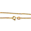 GOLD DEAL | 9ct Gold Round Cable Solid Chain Length 44cm