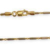 XMAS DEAL | 18kt Bar Link Chain Length 40cm