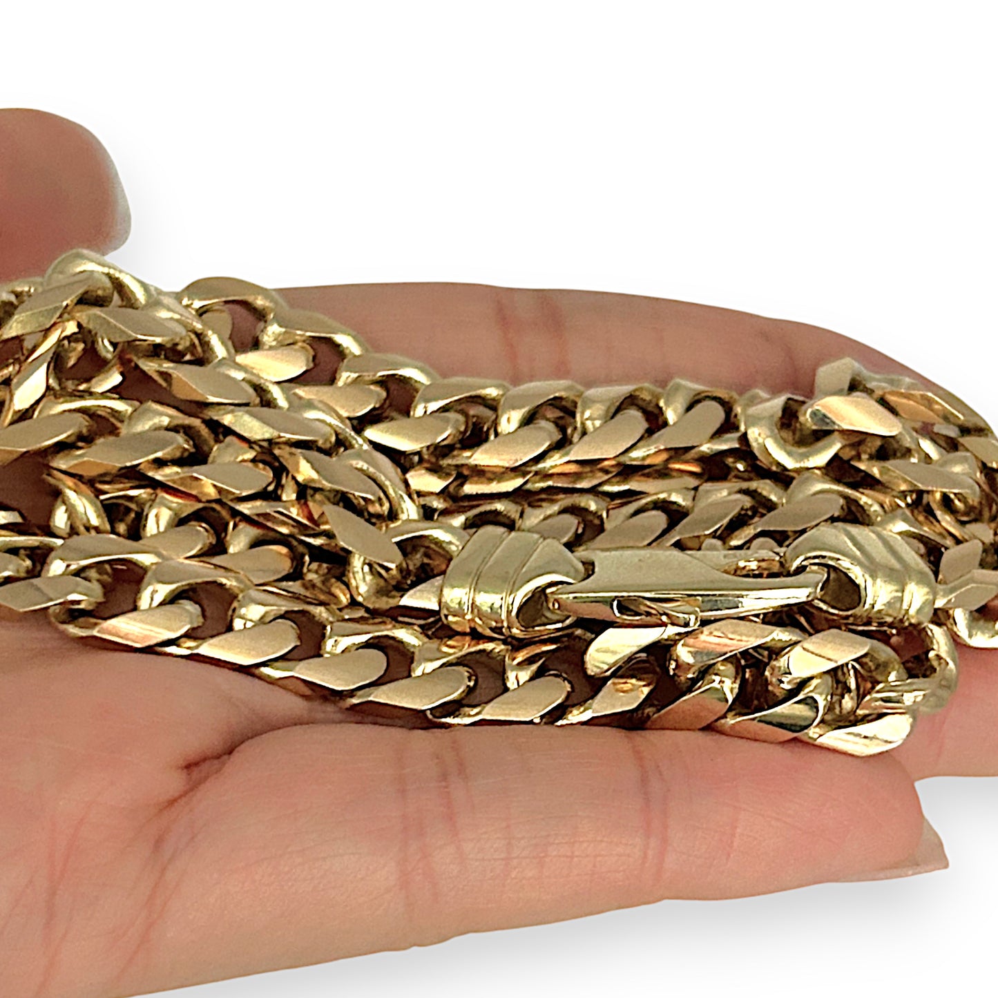 GOLD DEAL | FLASH SALE 9ct (9K) Gold 60cm Colossal Curb Link Chain Refurbished