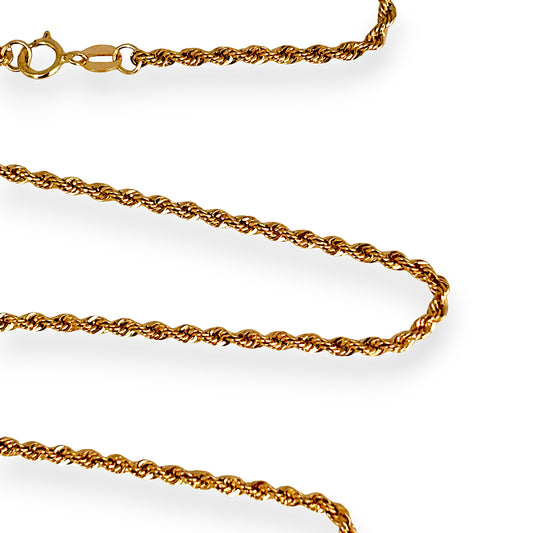 GOLD DEAL | 18K Gold As New 42cm Auric Rope Chain