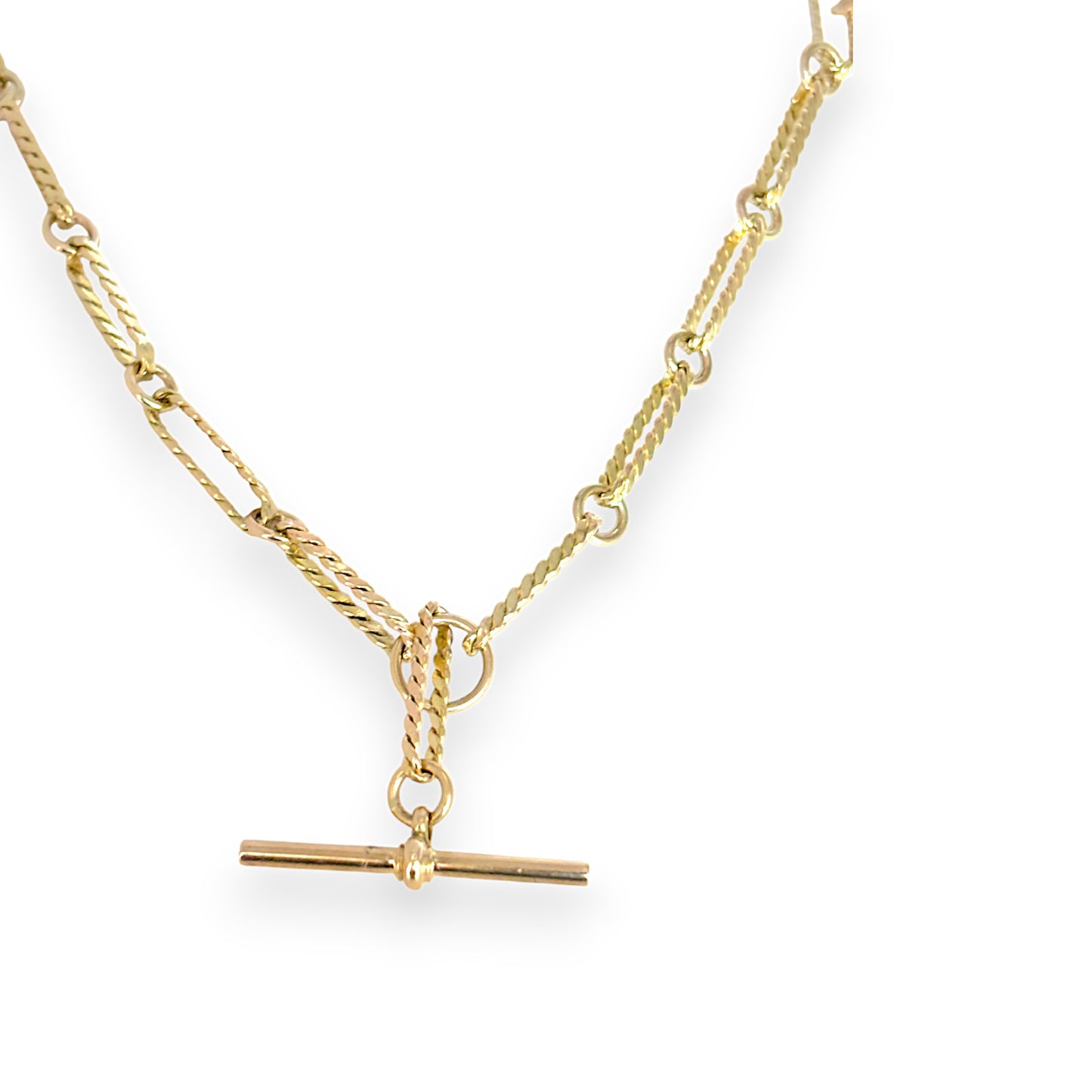 GOLD DEAL | FLASH SALE 9ct Gold Paper Clip Link Fob 45cm Chain Valuation $4,500