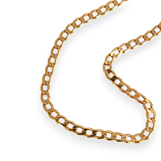 GOLD DEAL | 9ct (9K) Gold 54cm Curb Edge Chain