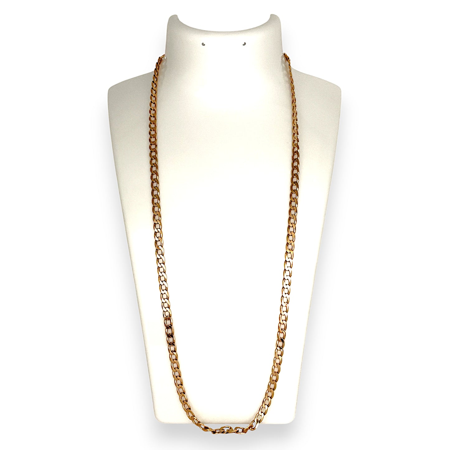 GOLD DEAL | 9ct (9K) Gold 54cm Curb Edge Chain