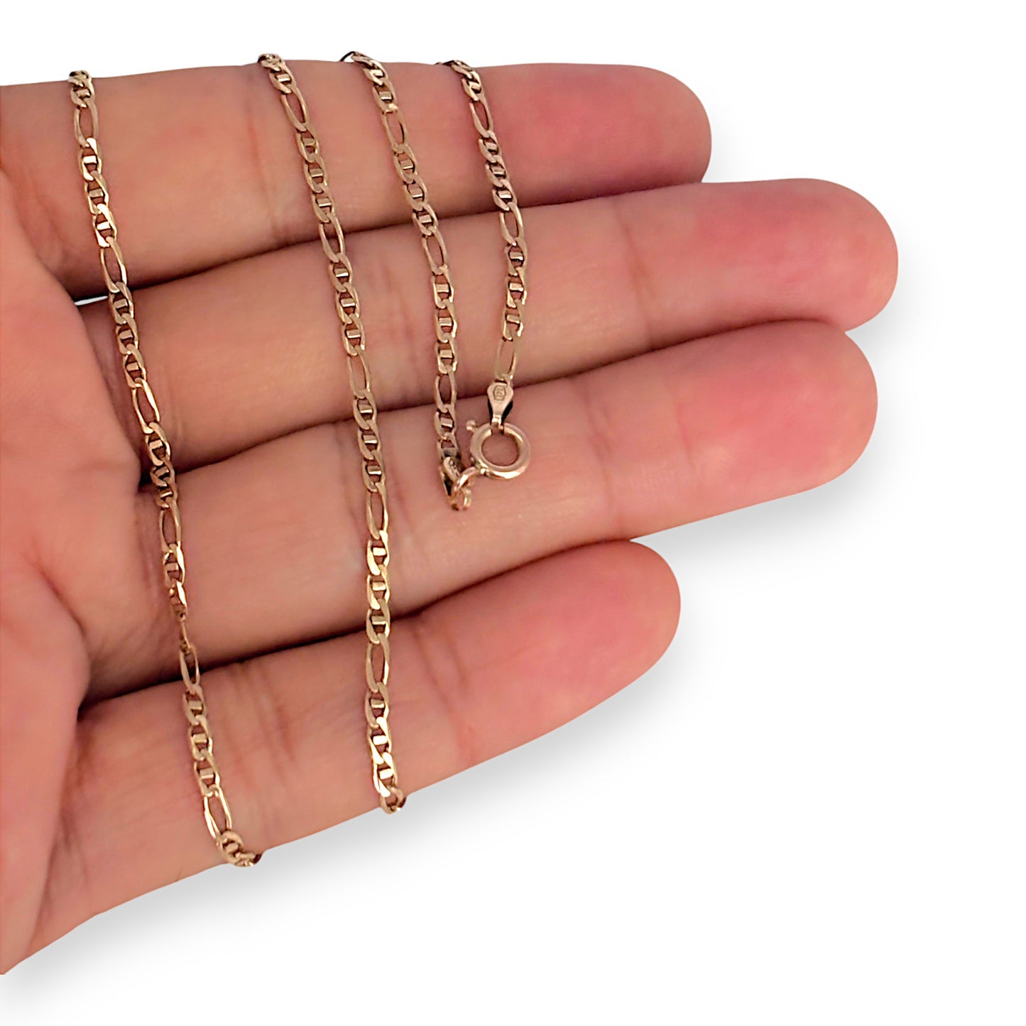 GOLD DEAL | 9ct Gold Flat Anchor Link Chain Length 54cm