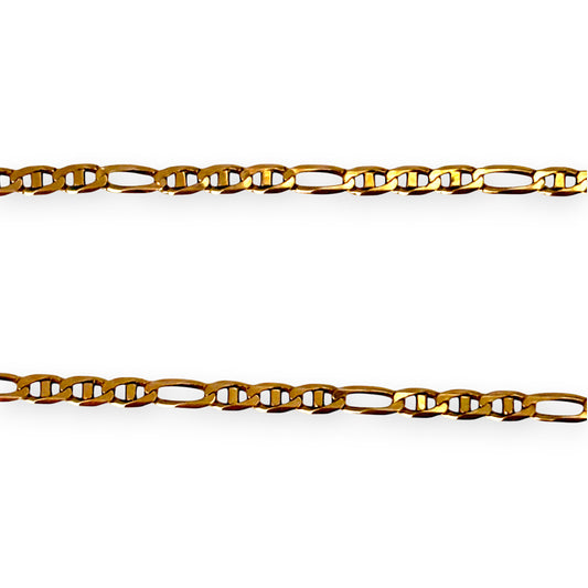 GOLD DEAL | 9ct Gold Flat Anchor Link Chain Length 54cm