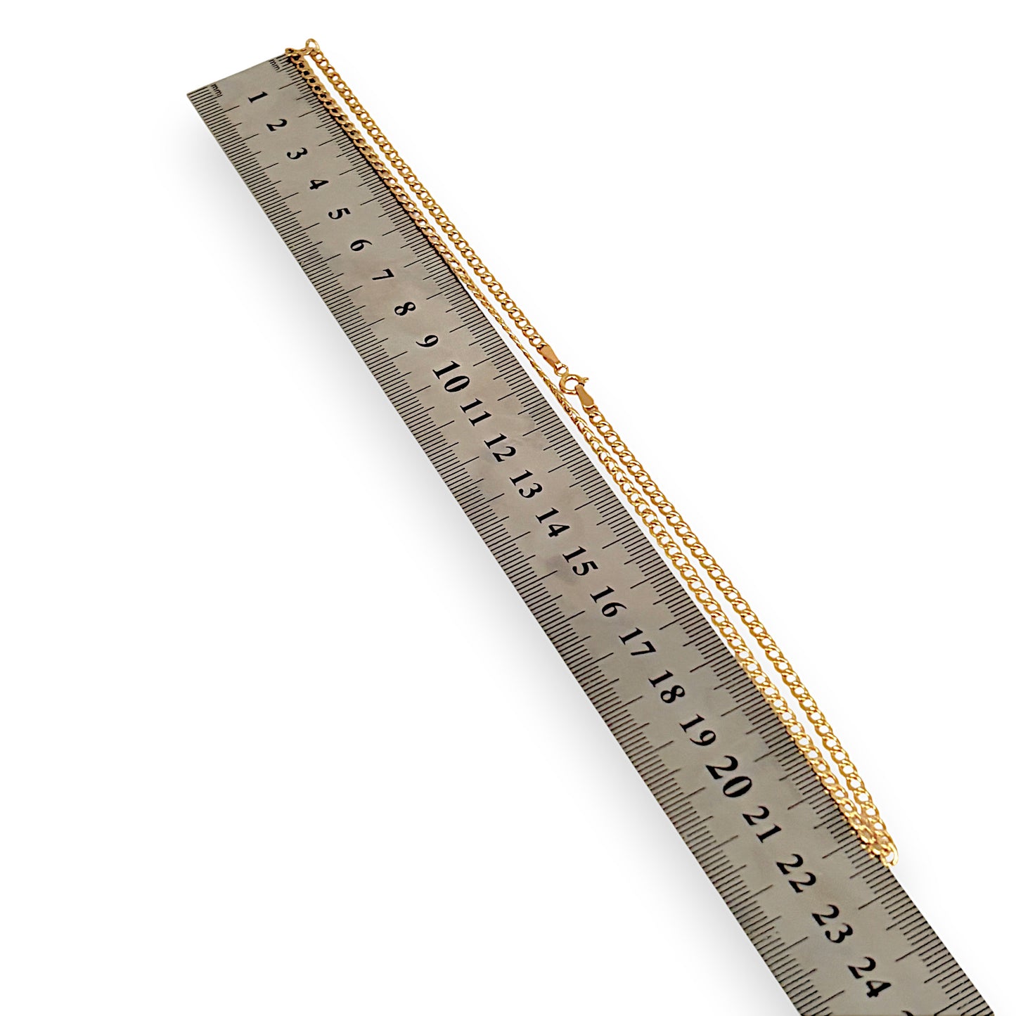GOLD DEAL | 18K Gold As New 45cm Linea Cable Link Chain