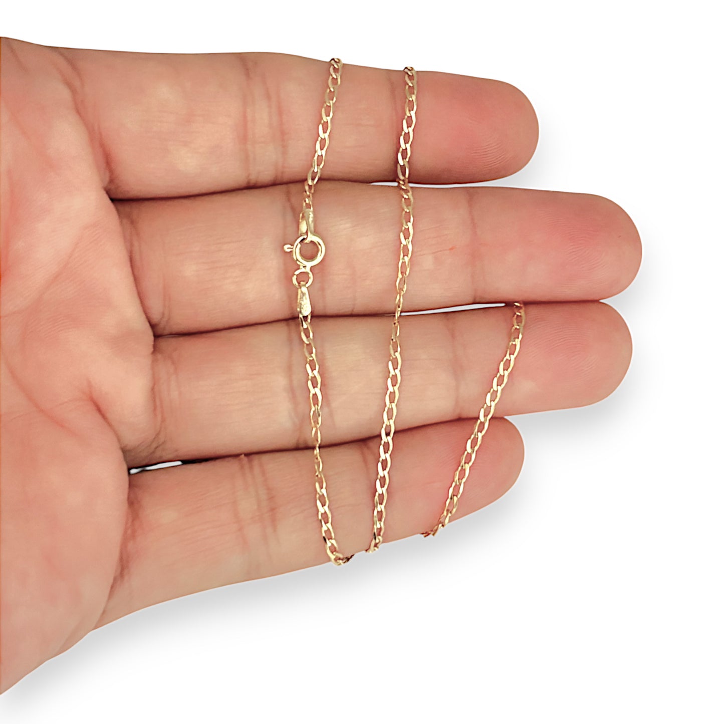 GOLD DEAL | 9K Gold As New 44cm Velvet Curb Chain