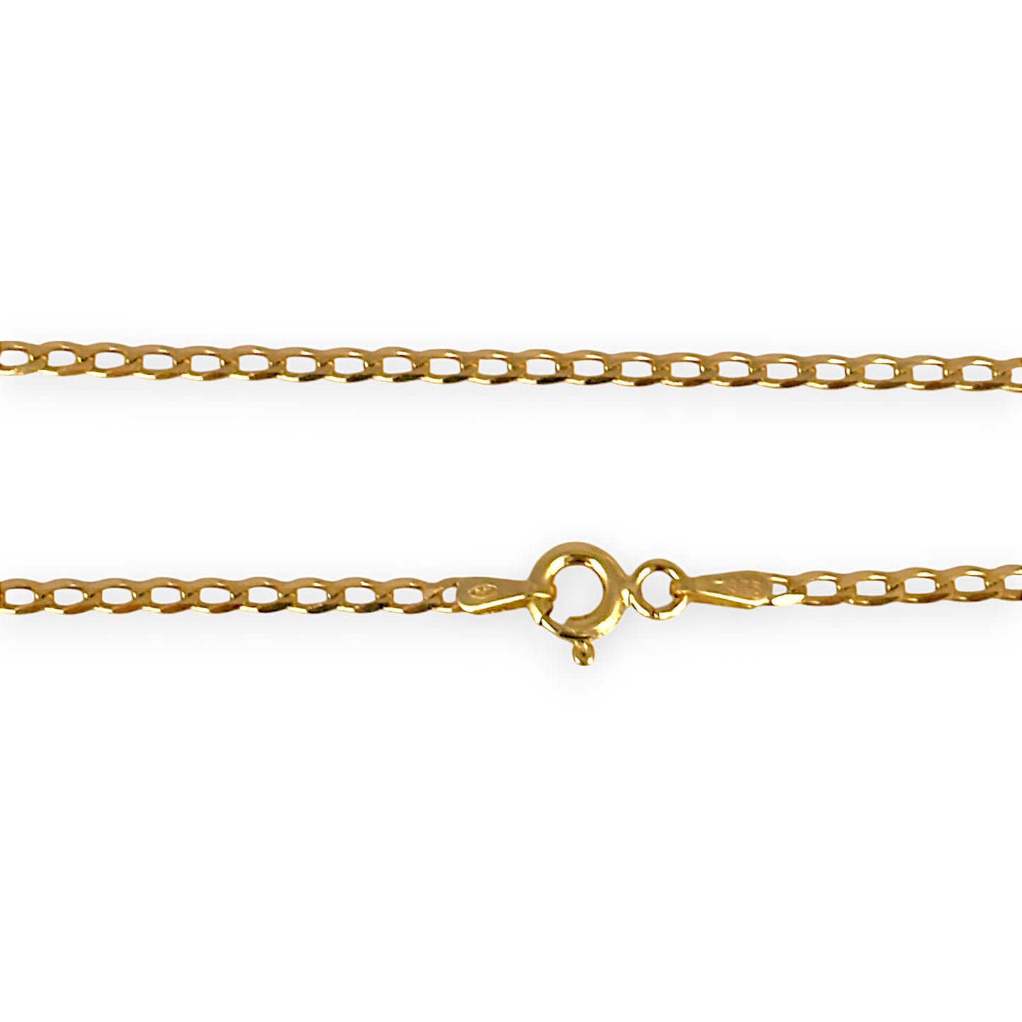 GOLD DEAL | 9K Gold As New 44cm Velvet Curb Chain