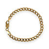 GOLD DEAL | 9ct (9K) Gold Solid Curb Bracelet Length 17.5cm